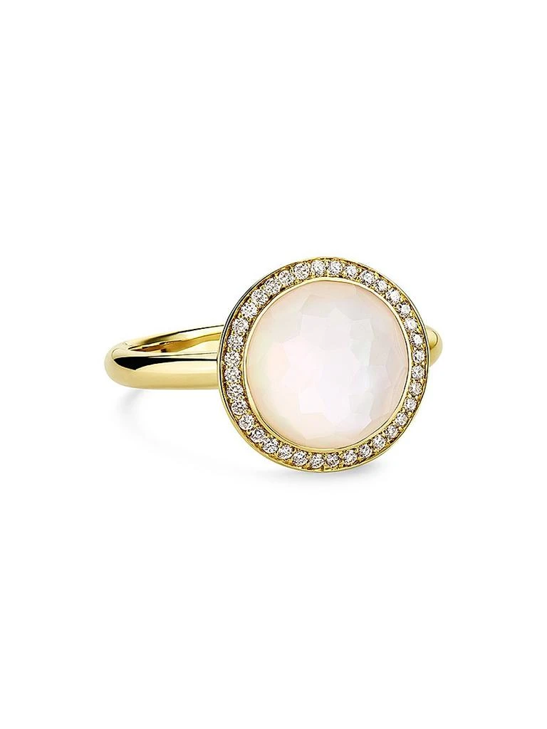 Ippolita Lollipop® 18K Yellow Gold, Gemstone 
0.18 TCW Diamond Ring