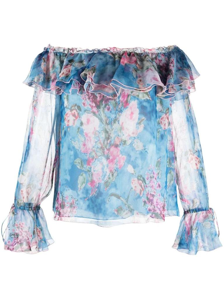NA Off shoulder multicolored Blouse