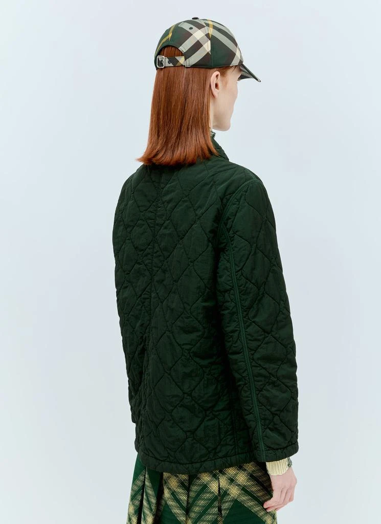 Burberry hort Quilted Car Coat 6