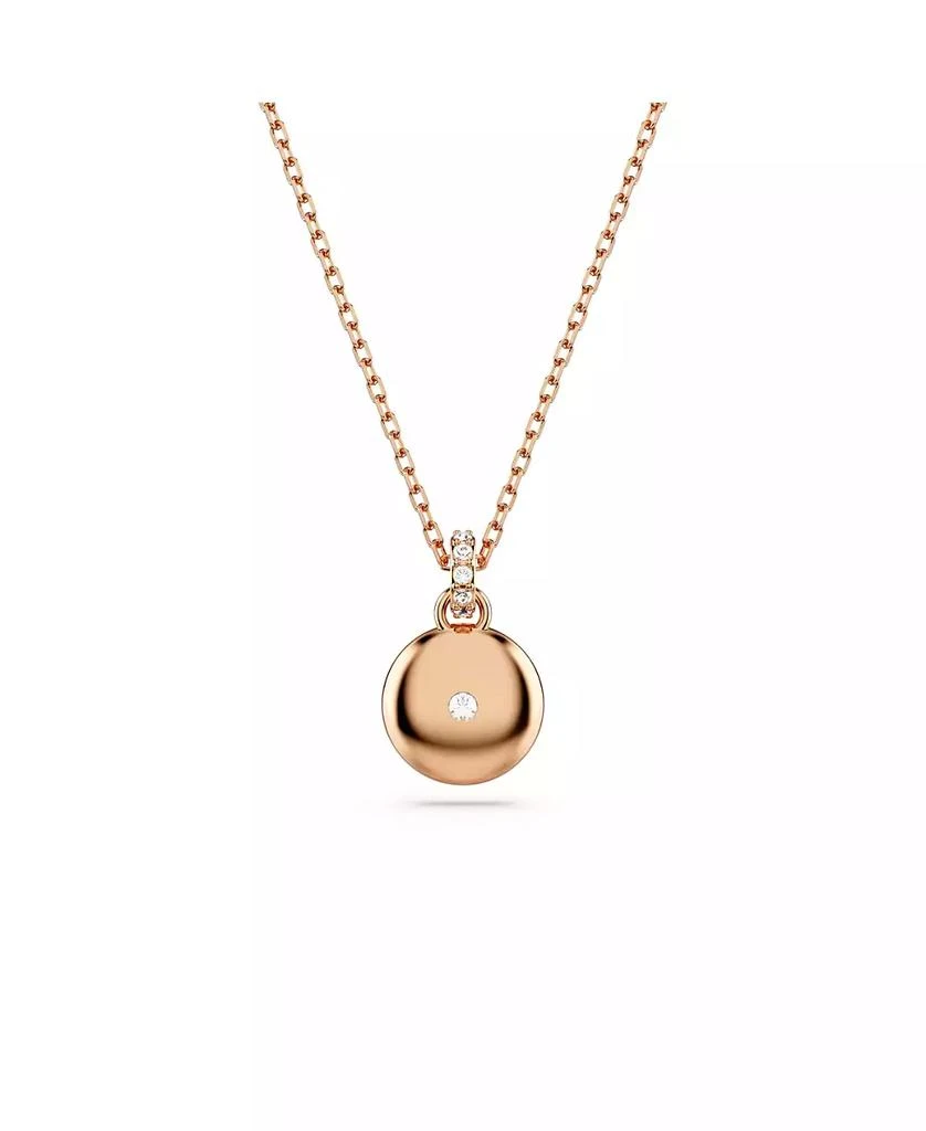 Swarovski White, Rhodium Plated or Gold-Tone or Rose-Gold Tone Meteora Pendant Necklace 2