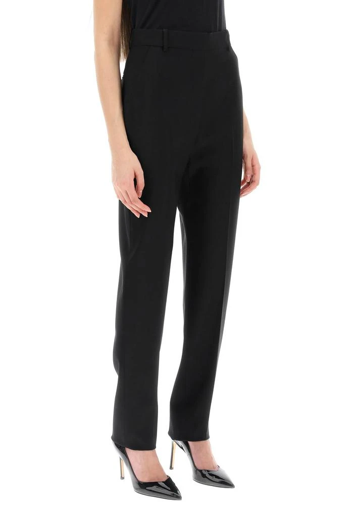Alexander McQueen high-waisted cigarette trousers 2
