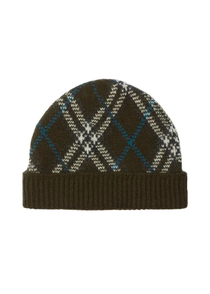 Burberry Check cashmere beanie 5