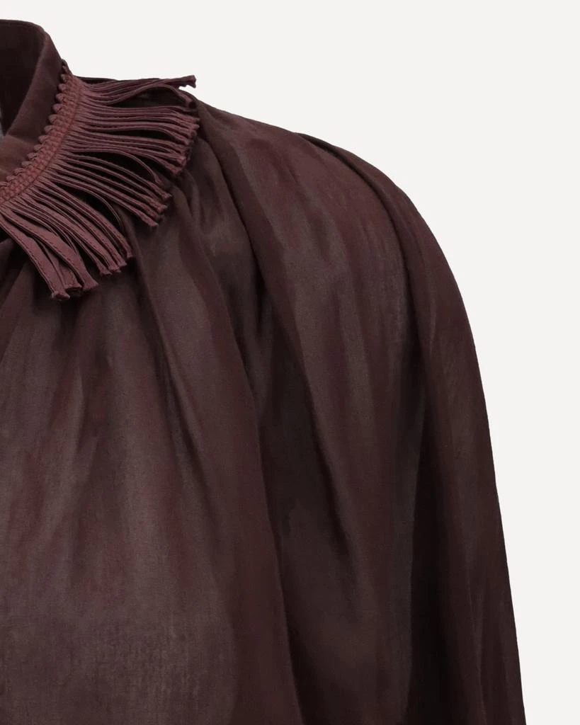 FORTE_FORTE Shirt with fringed collar 3
