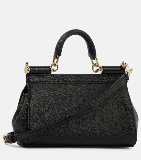 Dolce & Gabbana Sicily Mini leather crossbody bag 4