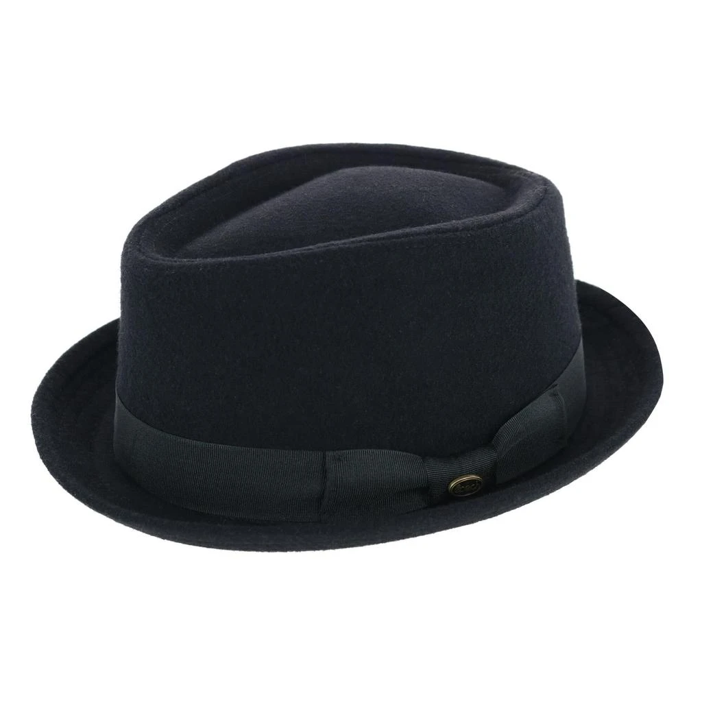 Epoch Hats Company Men's Diamond Shape Wool Fedora with Grosgrain Hatband 2