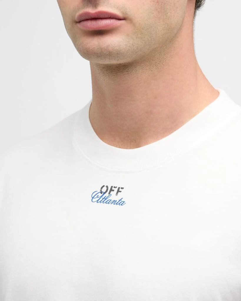 Off-White Men's Atlanta City Printed T-Shirt 7