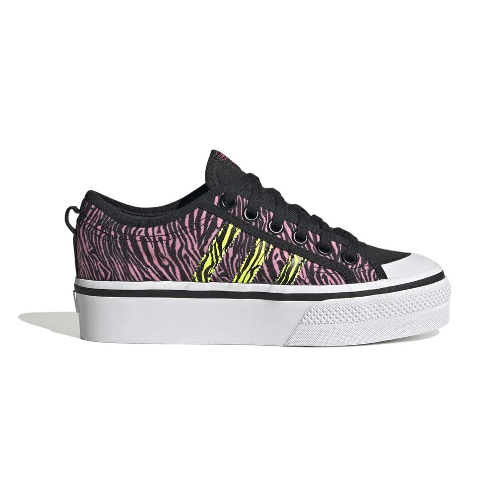 Adidas Nizza Zebra Print Platform Sneakers 1