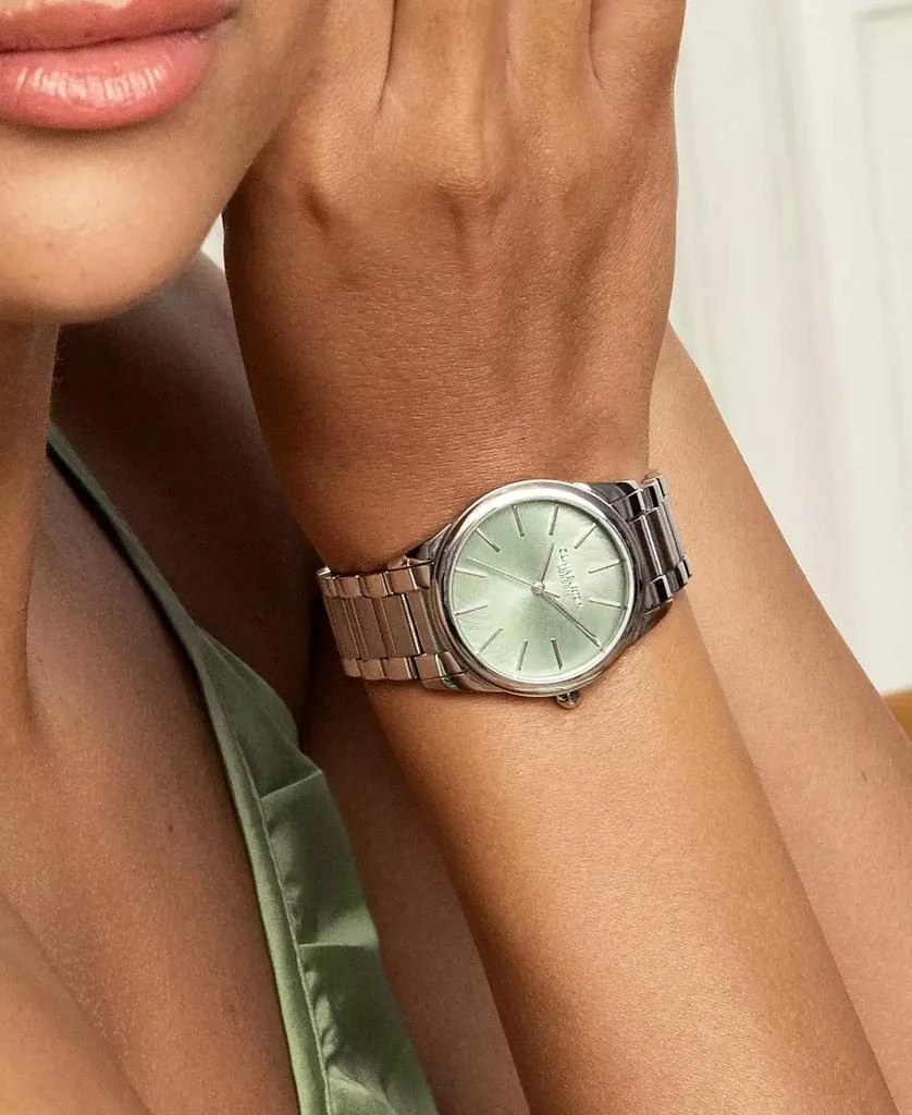 Olivia Burton Women's Glowful Silver Tone Stainless Steel Bracelet Watch 5