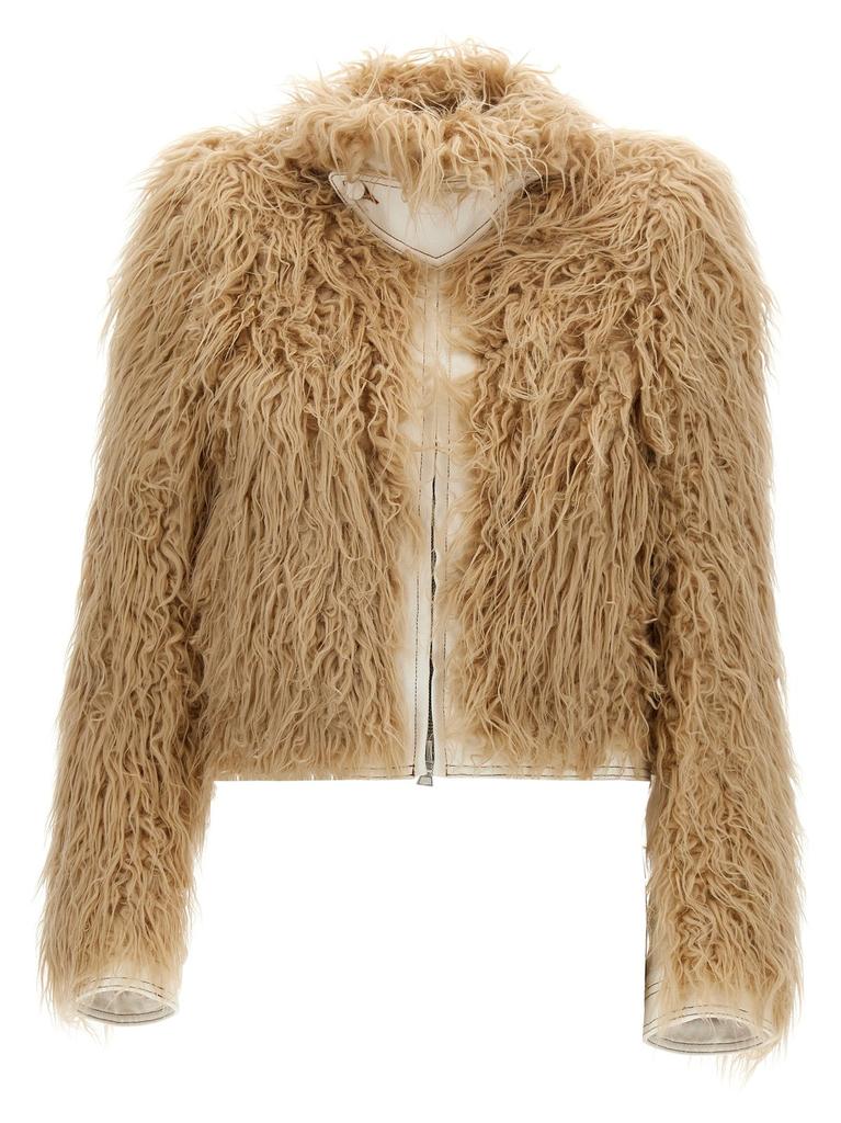 ジャケット Dries Van Noten Dries Van Noten Vangel Jacket Dries Van Noten Dries Van Noten High Neck Vangel Faux