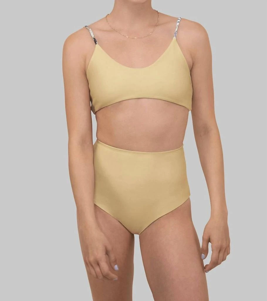 WOLVEN Wolven - Reverie Reversible High-waisted Bikini Bottom 3