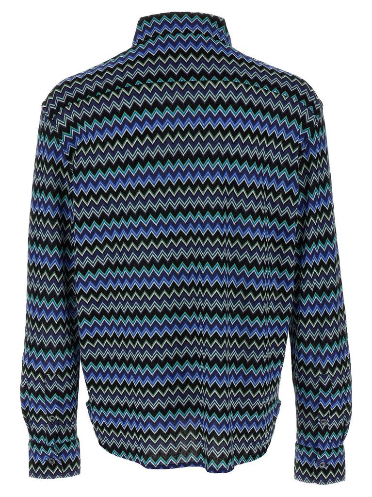 Missoni Missoni Zig Zag Printed Long-Sleeved Shirt