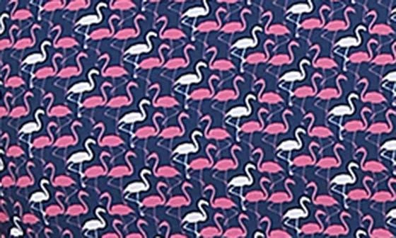 TOM BAINE Flamingo Print Long Sleeve Slim Fit 4-Way Stretch Shirt 7