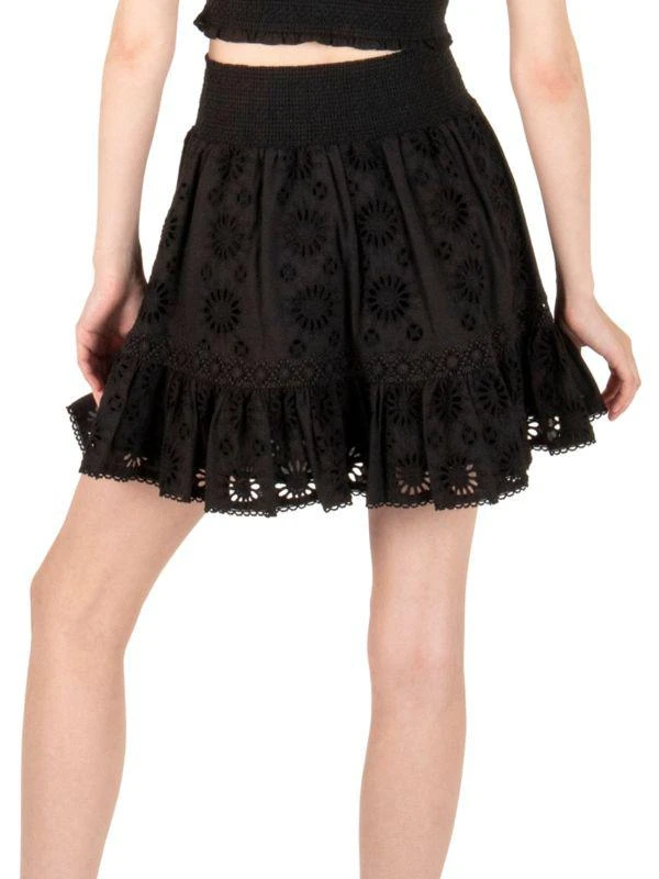 Secret Mission Provence Tanya Eyelet Mini Skirt 2