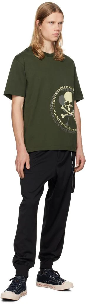 mastermind WORLD Khaki Aurola T-shirt 4