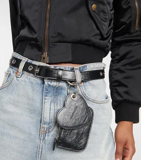 Balenciaga Le Cagole Charms leather belt 2