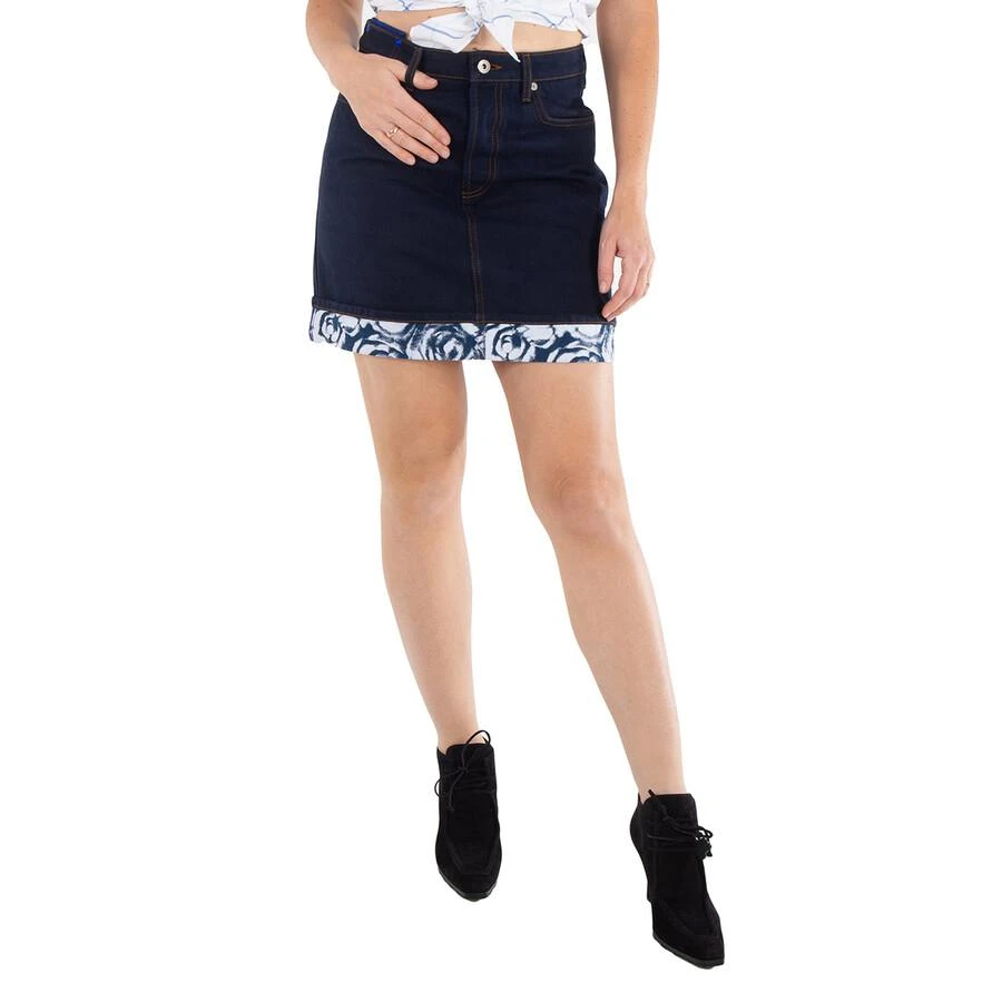 Burberry Heavyweight Denim Cotton Mini Skirt 1