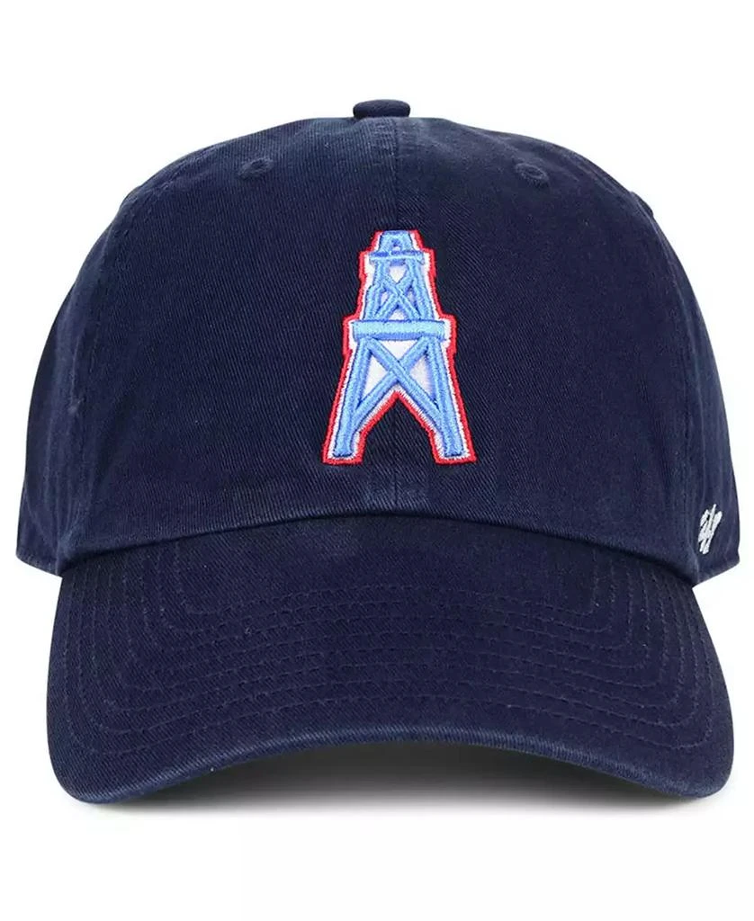 47 Brand Houston Oilers CLEAN UP Strapback Cap 2