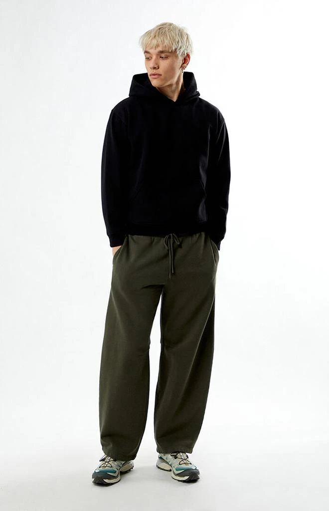 PacSun Black Solid Color Hoodie 4