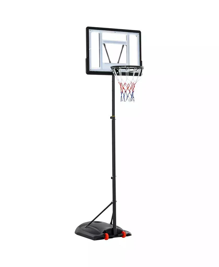 Soozier Portable Basketball Sd 
Height Adjustable with Fillable Bottom Base 1