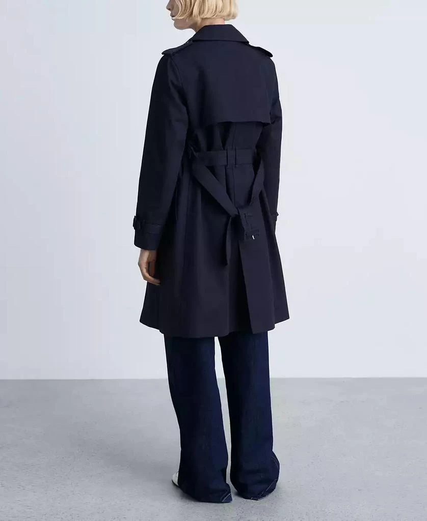 Mango Women's Belted Classic Trench Coat 2
