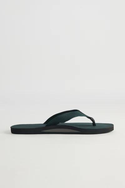 Rainbow Rainbow Leather Single Layer Flip Flop Sandal