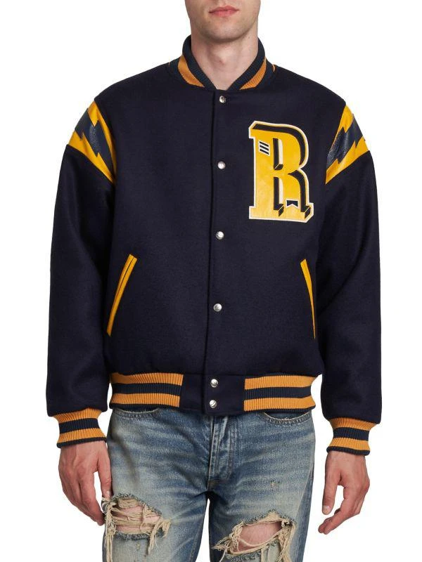 R H U D E American Spirit Lighting Bomber Jacket 1