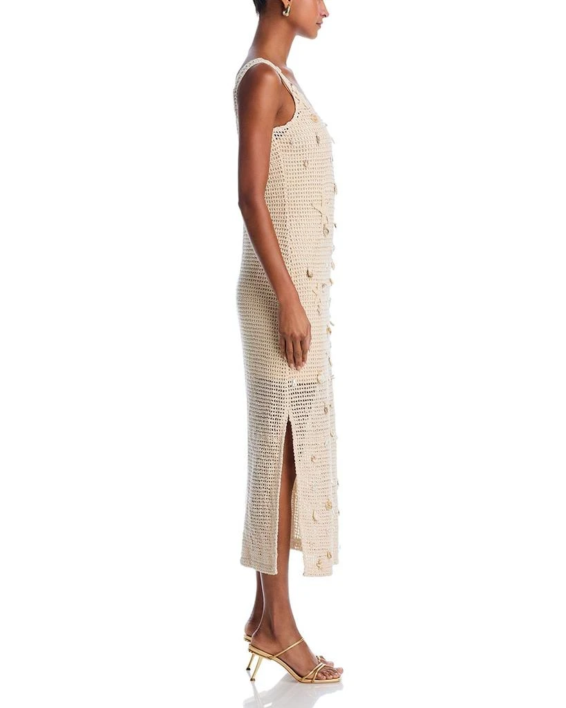 AQUA Crochet Sleeveless Maxi Dress - Exclusive 5