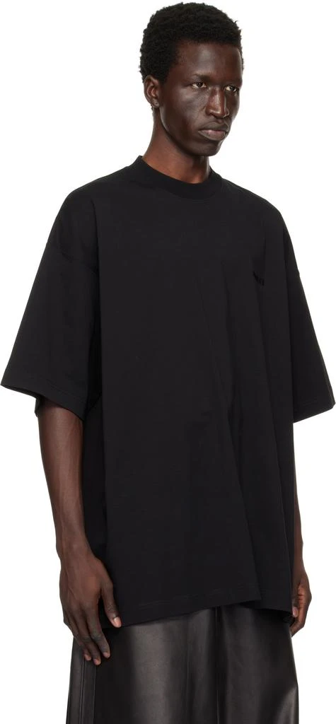 Vetements Black Embroidered Logo T-shirt 2
