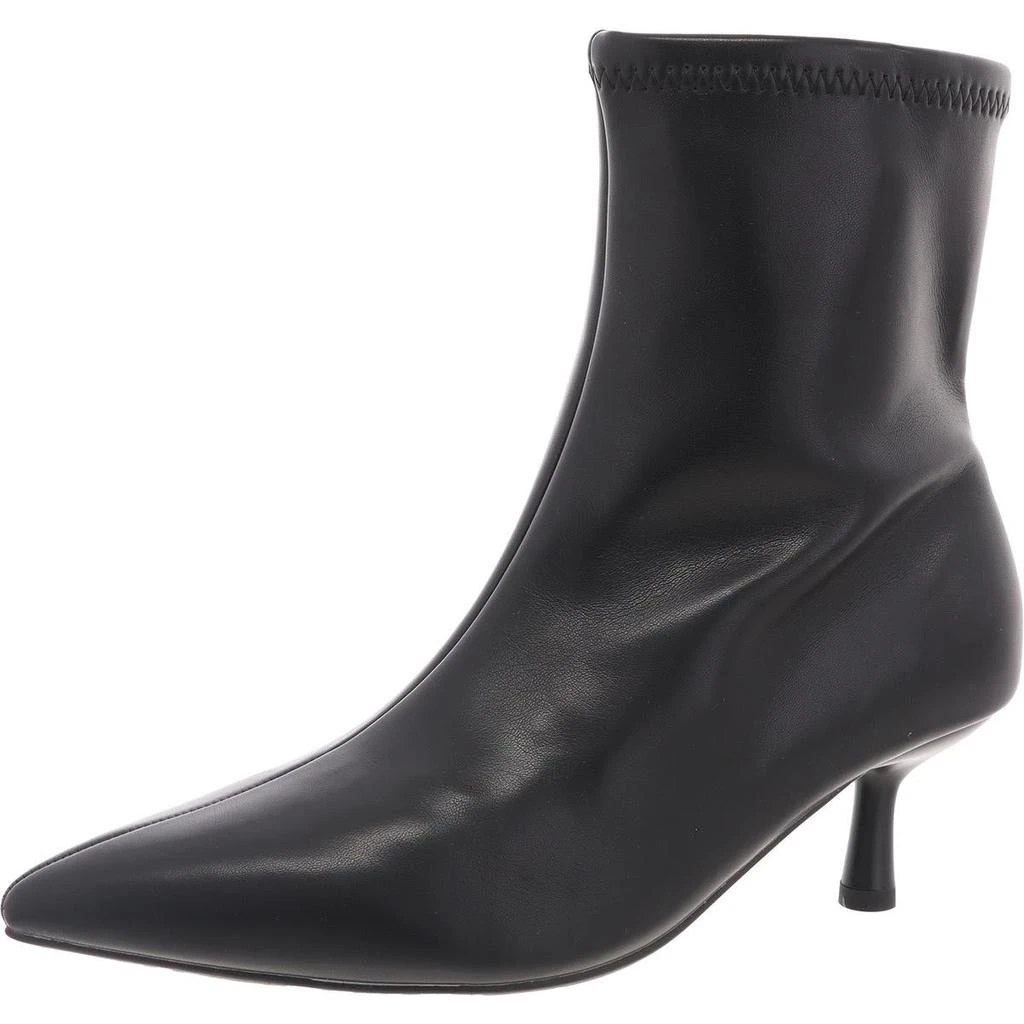 A New Day Womens Zipper Faux Leather Booties 1