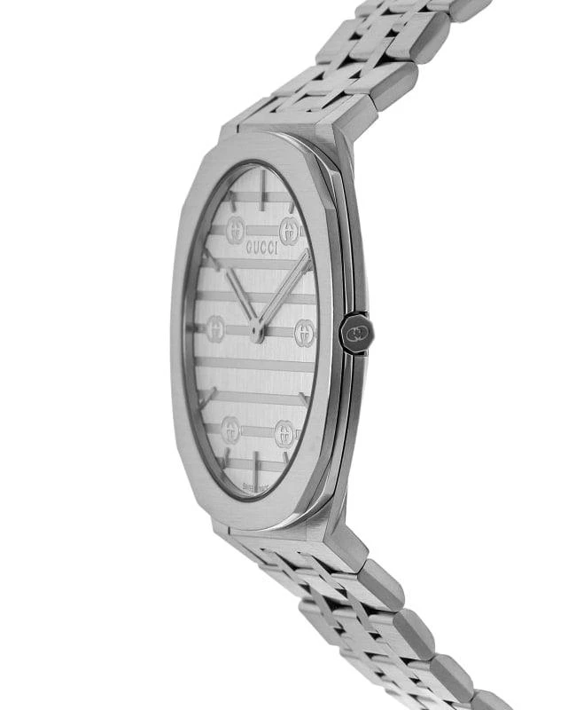 Gucci Gucci 25H 34mm Silver Dial Steel Women's Watch YA163402 3