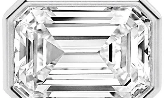 Badgley Mischka Emerald Cut Lab Created Diamond Necklace - 0.75ctw 5