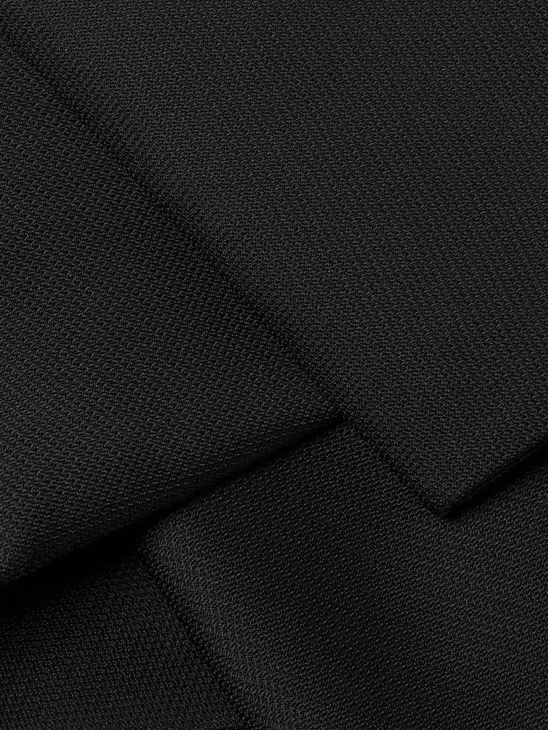 Black Halo Serafina Jacquard Piqué Gown 6