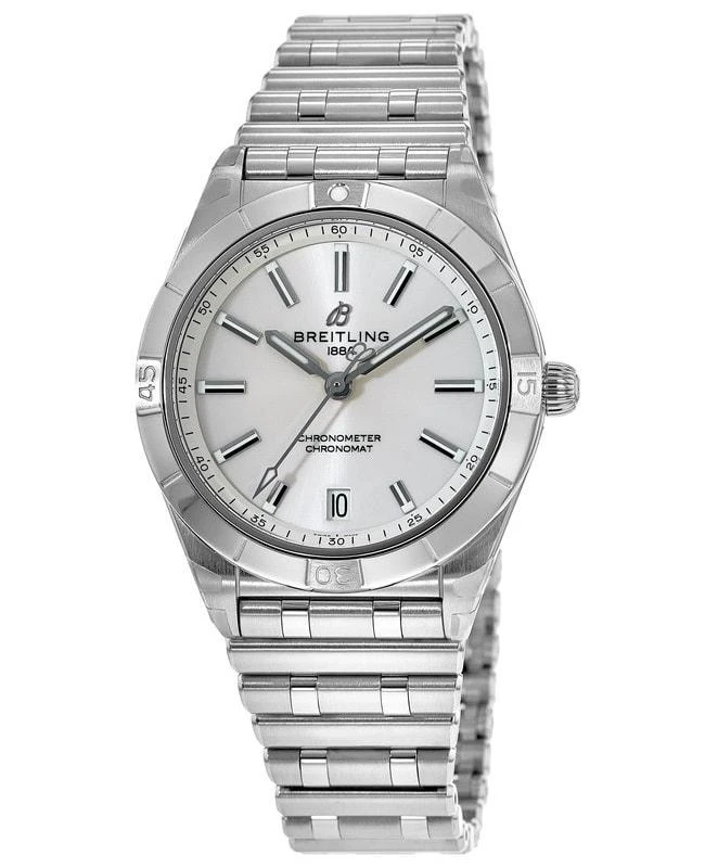 BREITLING Breitling Chronomat Automatic 36 White Dial Stainless Steel Women's Watch A10380101A3A1 1