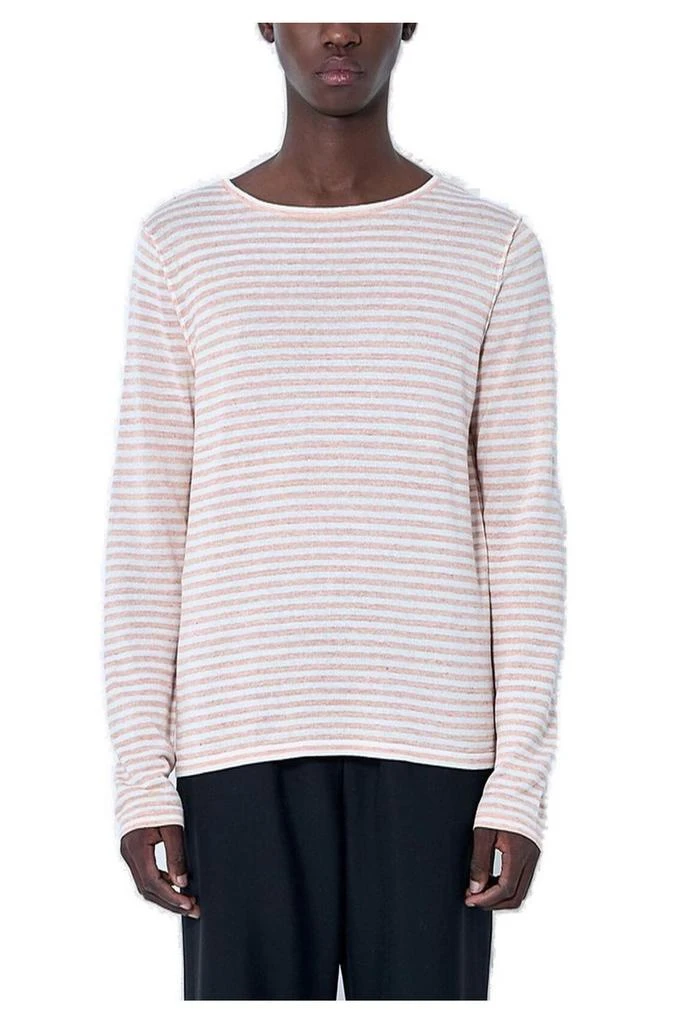 The Row The Row Lillard Striped Knitted T-Shirt 1