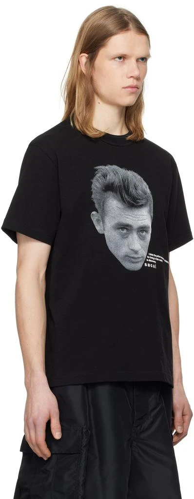 Sacai Black James Dean T-shirt 2