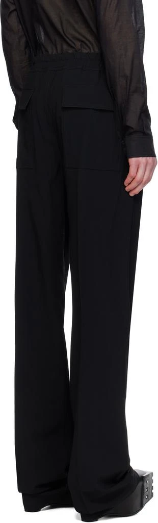 Rick Owens Black Hollywood Dietrich Drawstring Trousers 3