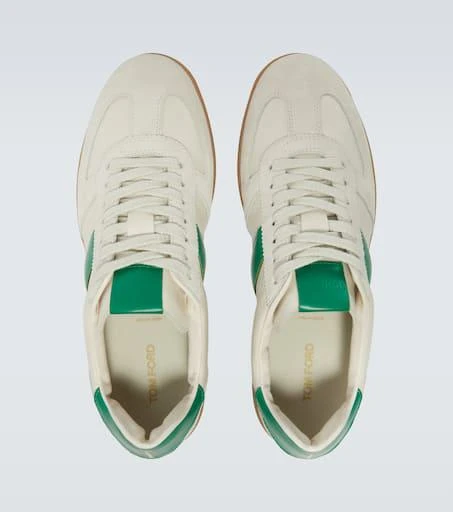 Tom Ford Suede-trimmed leather sneakers 4