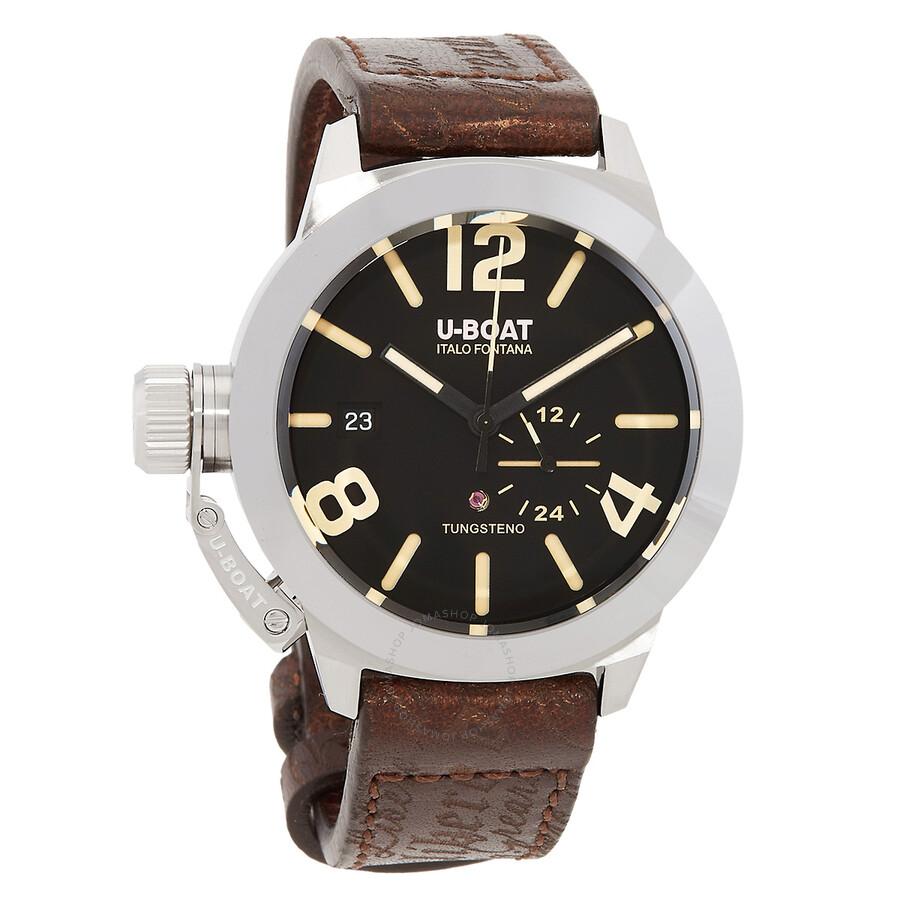 U-Boat Lefty Classico Automatic Black Dial Men's Watch 8893