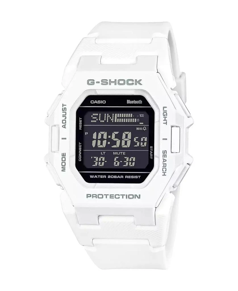 G-Shock Men's Digital White Resin Watch, 46.3mm GDB500-7 1