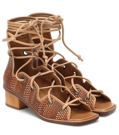 Stella McCartney Maia faux leather gladiator sandals 1