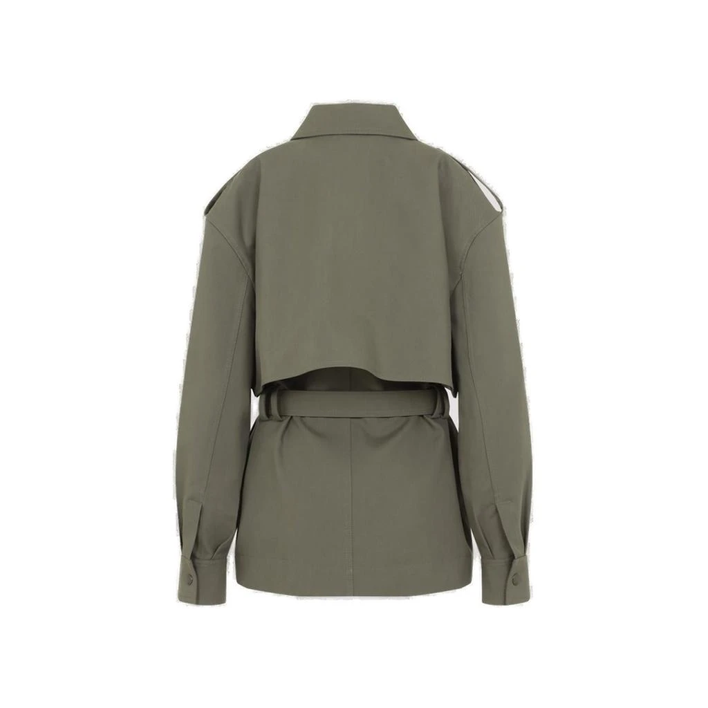 Yves Saint Laurent Saint Laurent Sahariana Button-Up Belted Jacket 2