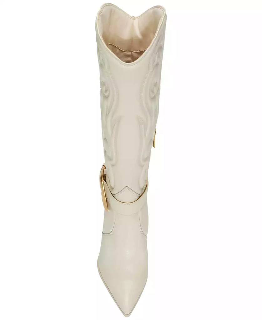 Vince Camuto Women's Biancaa Wide-Calf Buckled Cowboy Dress Boots 4