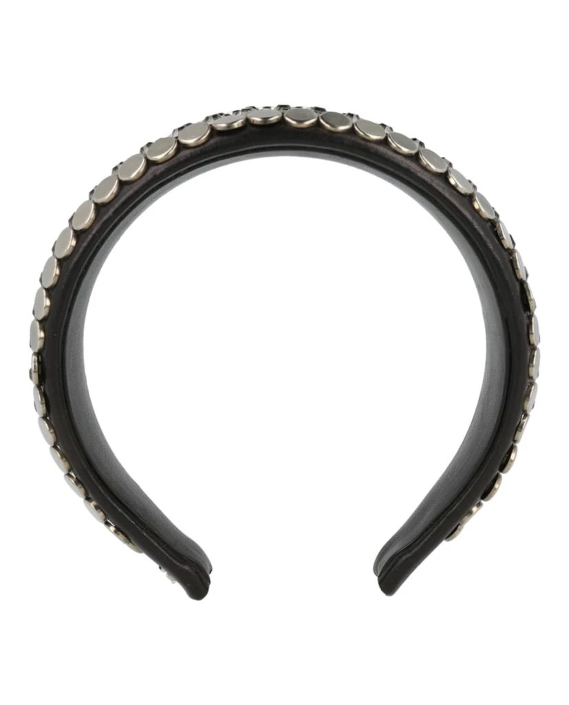 Gucci Beaded Leather Headband 1