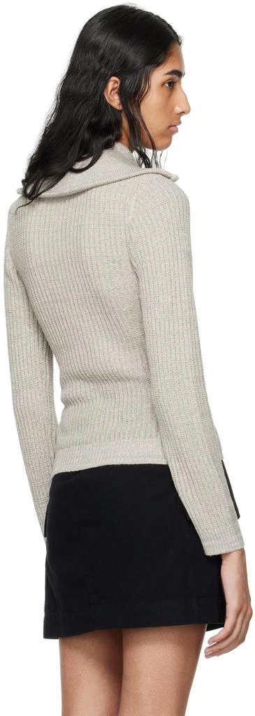 HOLZWEILER Gray Line Cardigan 3