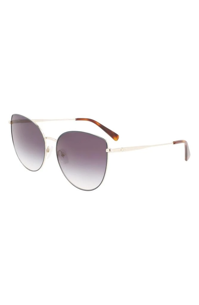 Longchamp Roseau 60mm Cat Eye Sunglasses 2