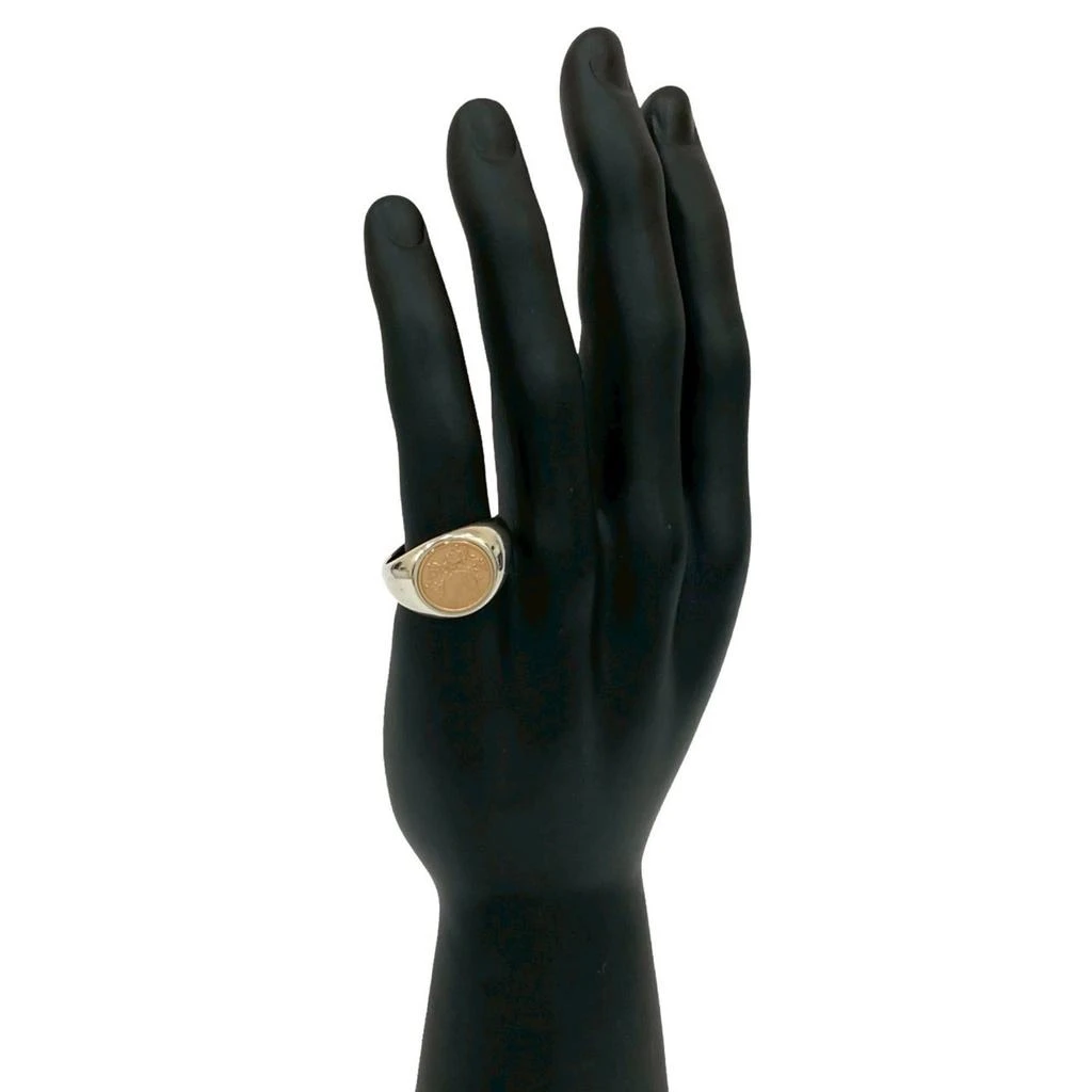 Hermes gold gold (18K) 925 Band Ring (Pre-Owned)