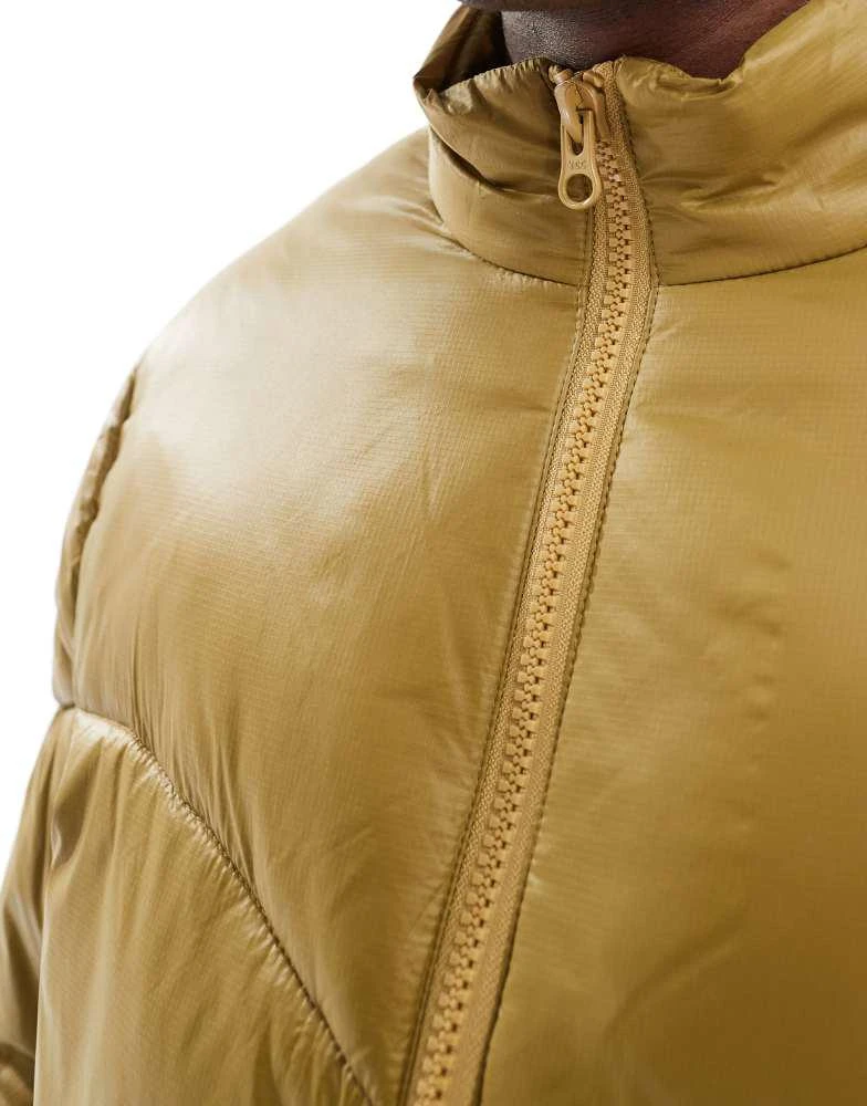 ASOS ASOS DESIGN puffer jacket in mustard 5