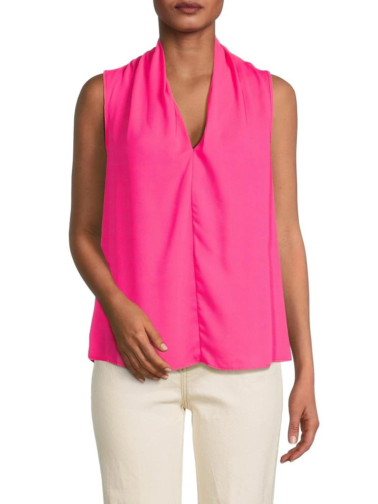 Renee C. V-Neck Sleeveless Blouse 1
