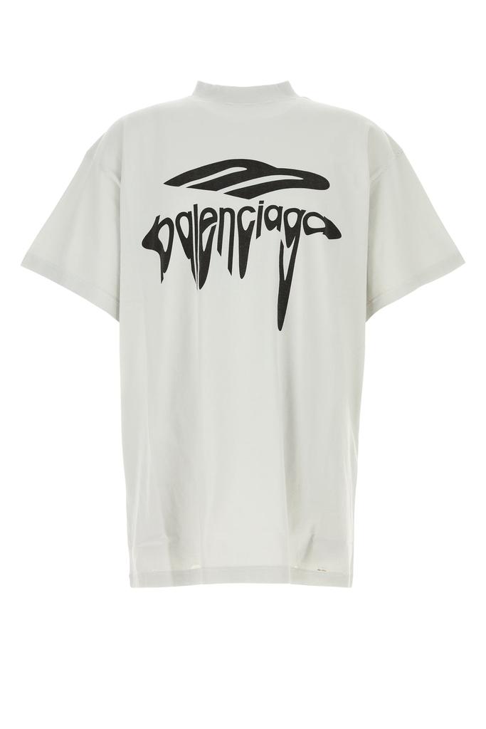 Balenciaga Light grey cotton oversize t-shirt