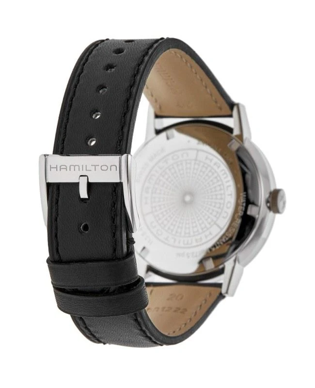 Hamilton Hamilton American Classic INTRA-MATIC AUTO Beige Dial Leather Strap Men's Watch H38425720 4